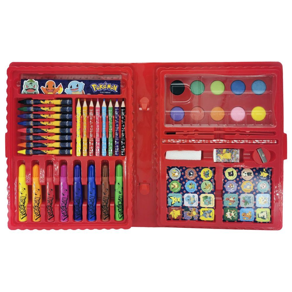 Pokemon - Coloring Case - 44 pcs