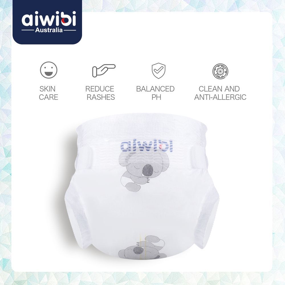 Aiwibi - Premium Baby Diapers - Size 4 - Large - 9-14kg - Pack of 2 - 108 Pcs