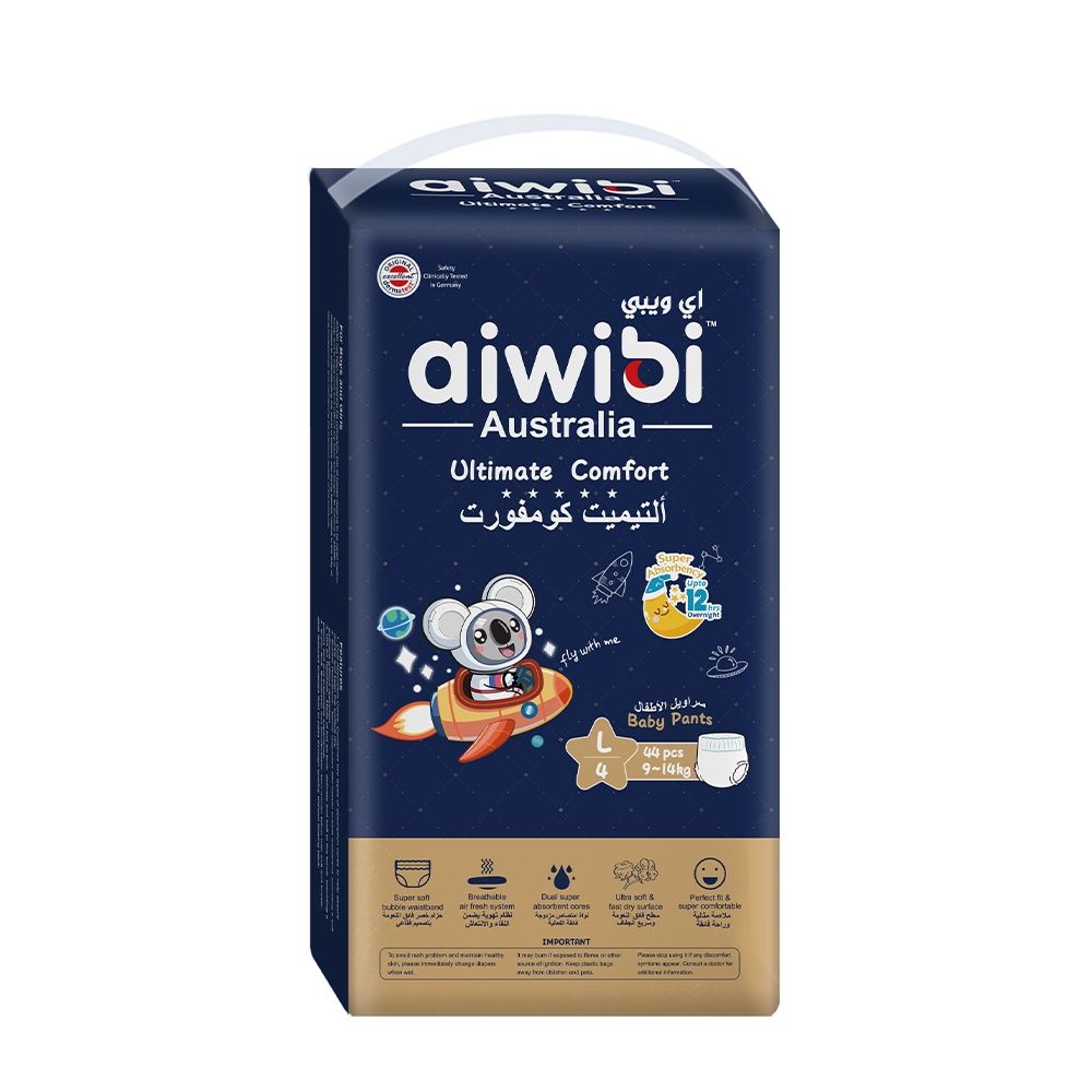 Aiwibi - Baby Dry Night Pants - 9-14kg - 44pcs - Large