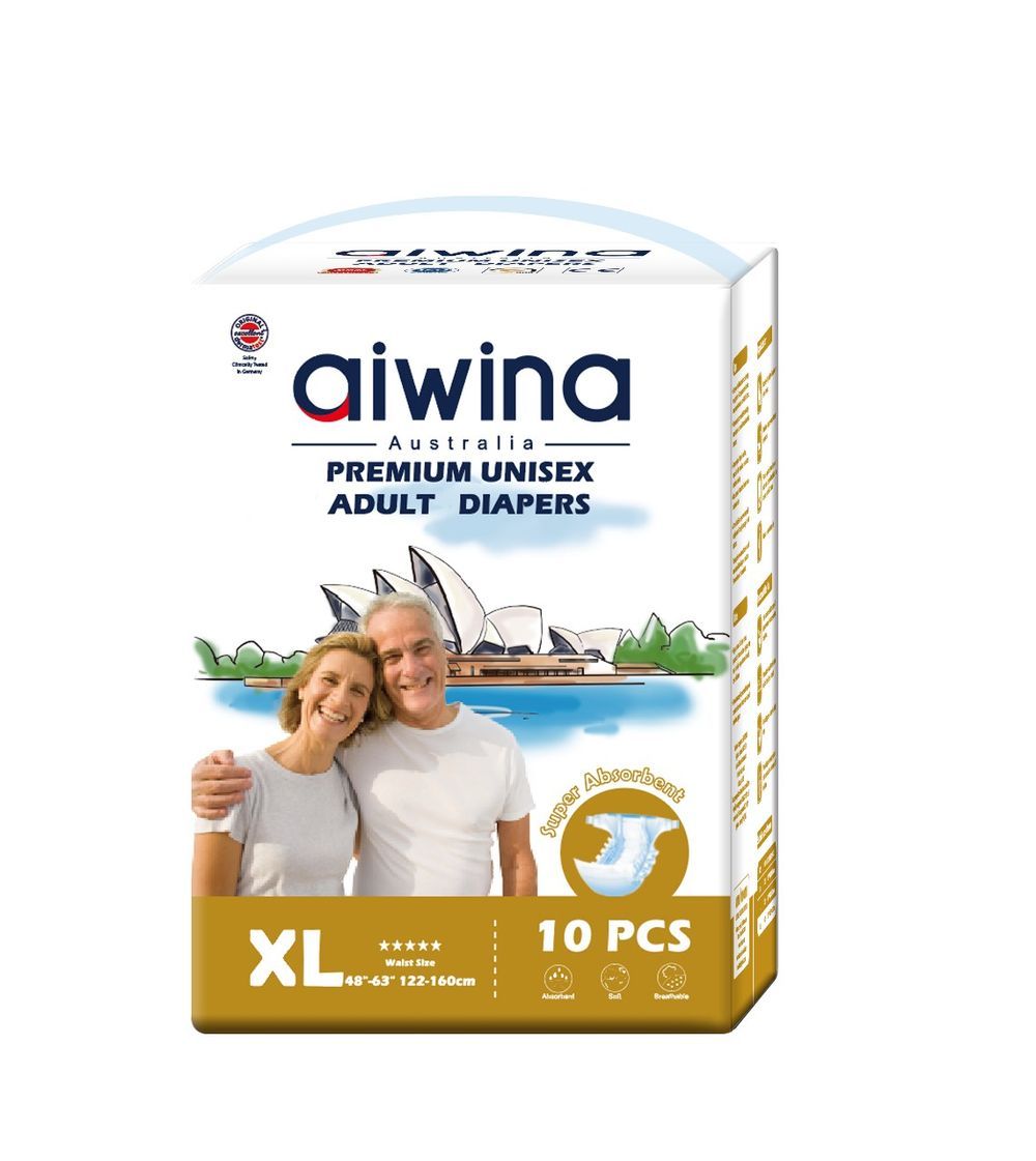 Aiwina - Premium Adult Diapers - 10pcs - XL