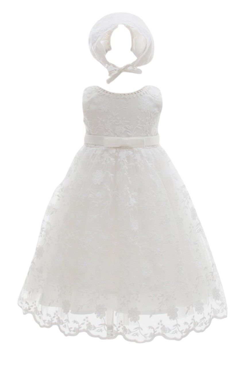 Bambimici - Luminous Blessings Baby Girl's Gown - White