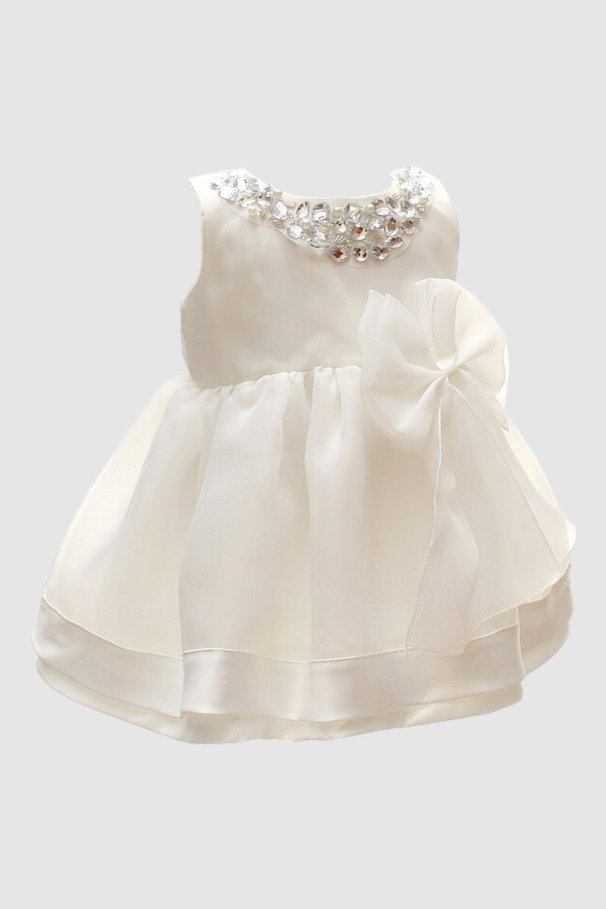 Bambimici - Celestial Baby Gown - White