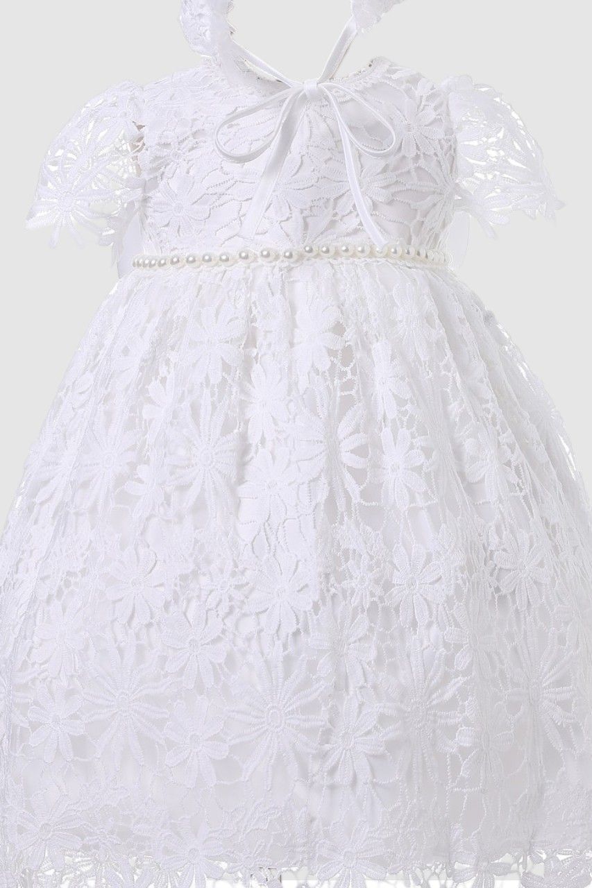 Bambimici - Eternal Light Baby Dress - White