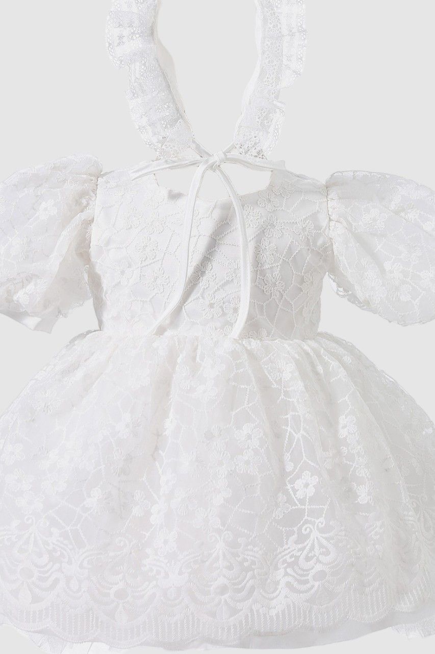 Bambimici - Girl's Radiant Love Dress - White