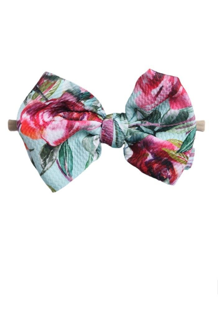 Bambimici - Dalia Assorted Ribbon Bow Headband For Babies - Tiffany