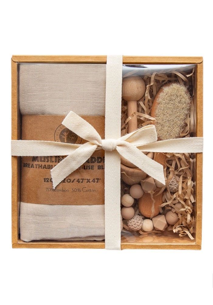 Bambimici - Multi Use Gift Box - Beige - 4 Pcs