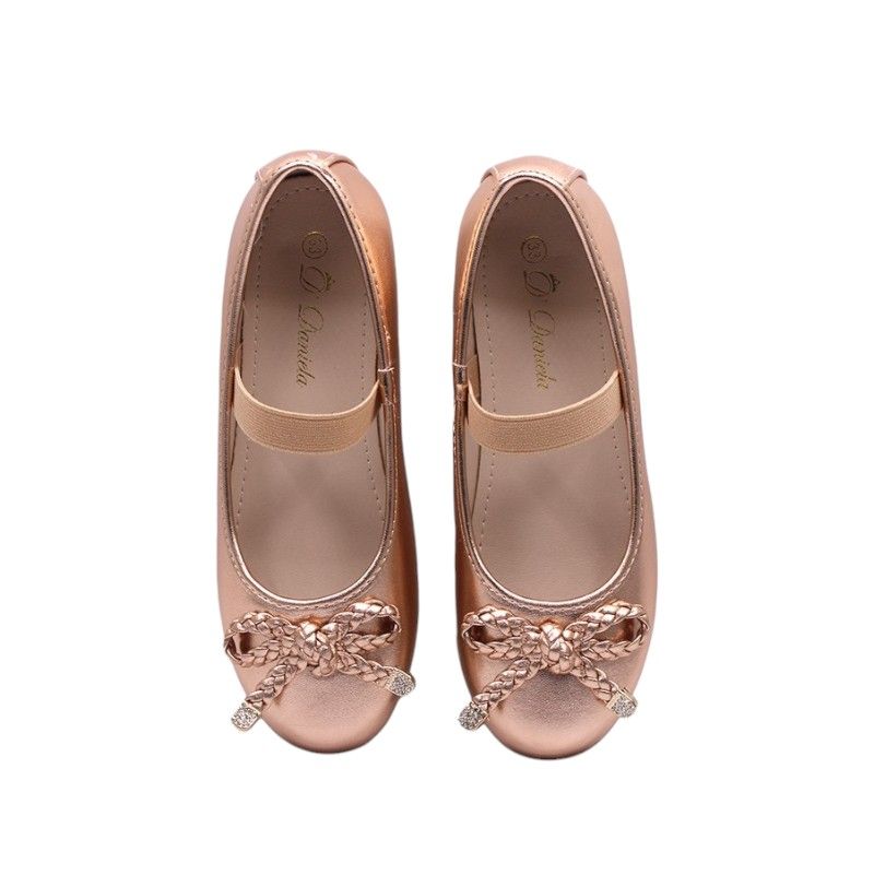 D' Daniela - Metallic Braided Bow Flats