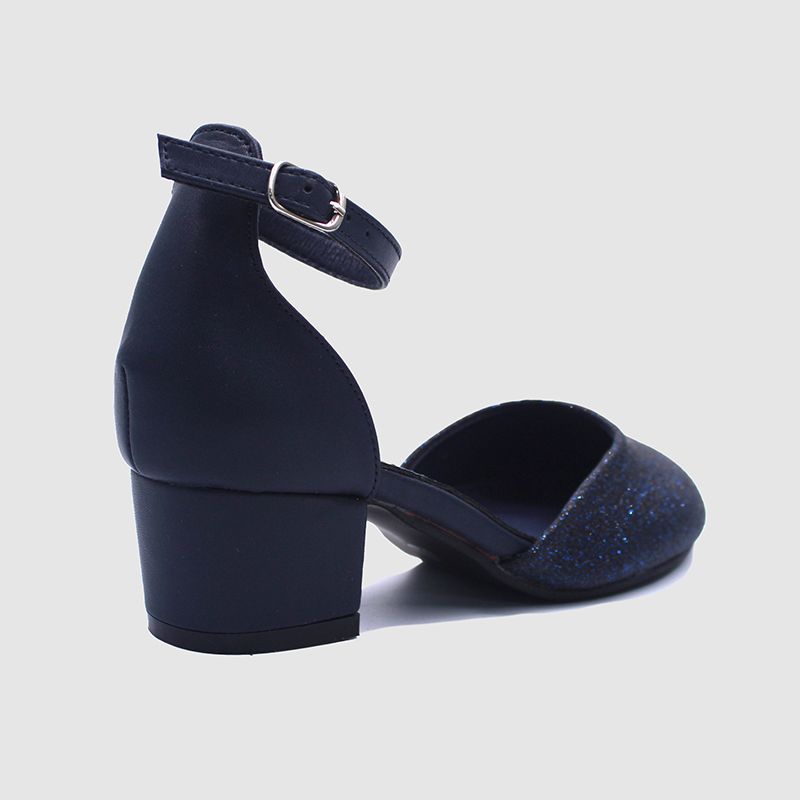 D' Daniela - Elegant Sparkle Shoes - Navy Blue