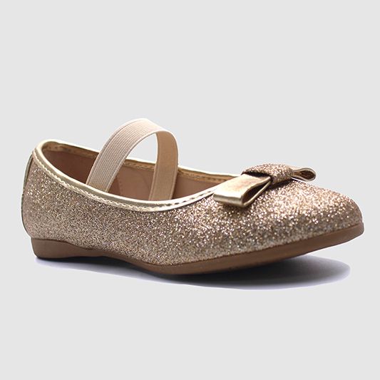 D' Daniela - Glitter Bow Mary Jane Flats