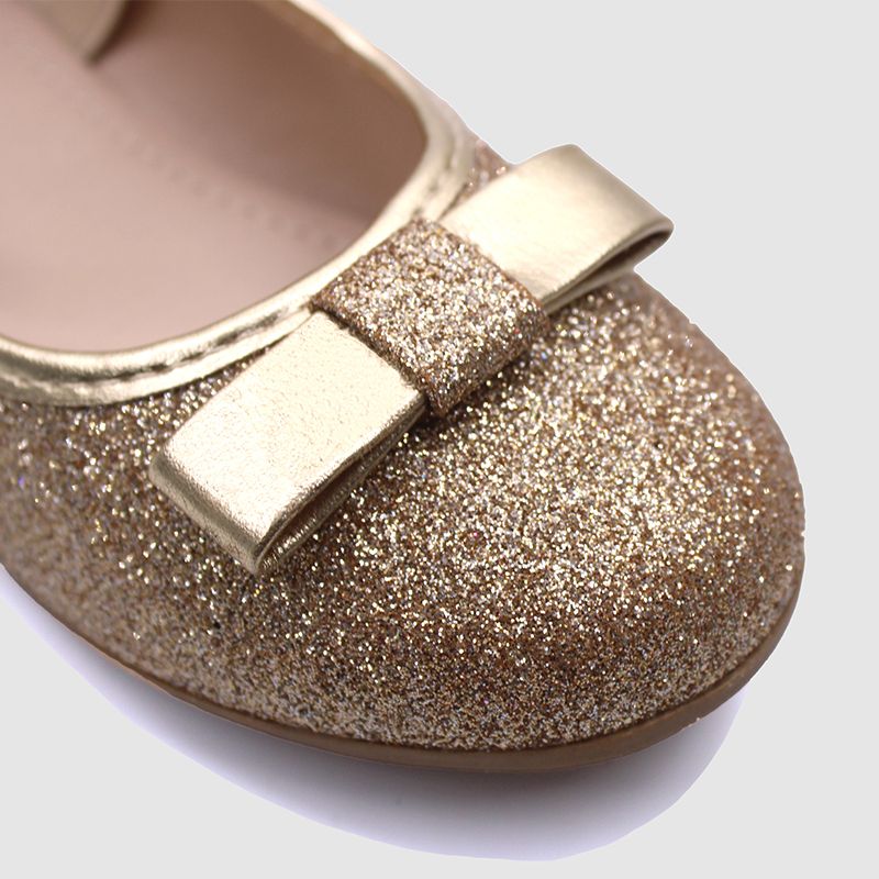 D' Daniela - Glitter Bow Mary Jane Flats