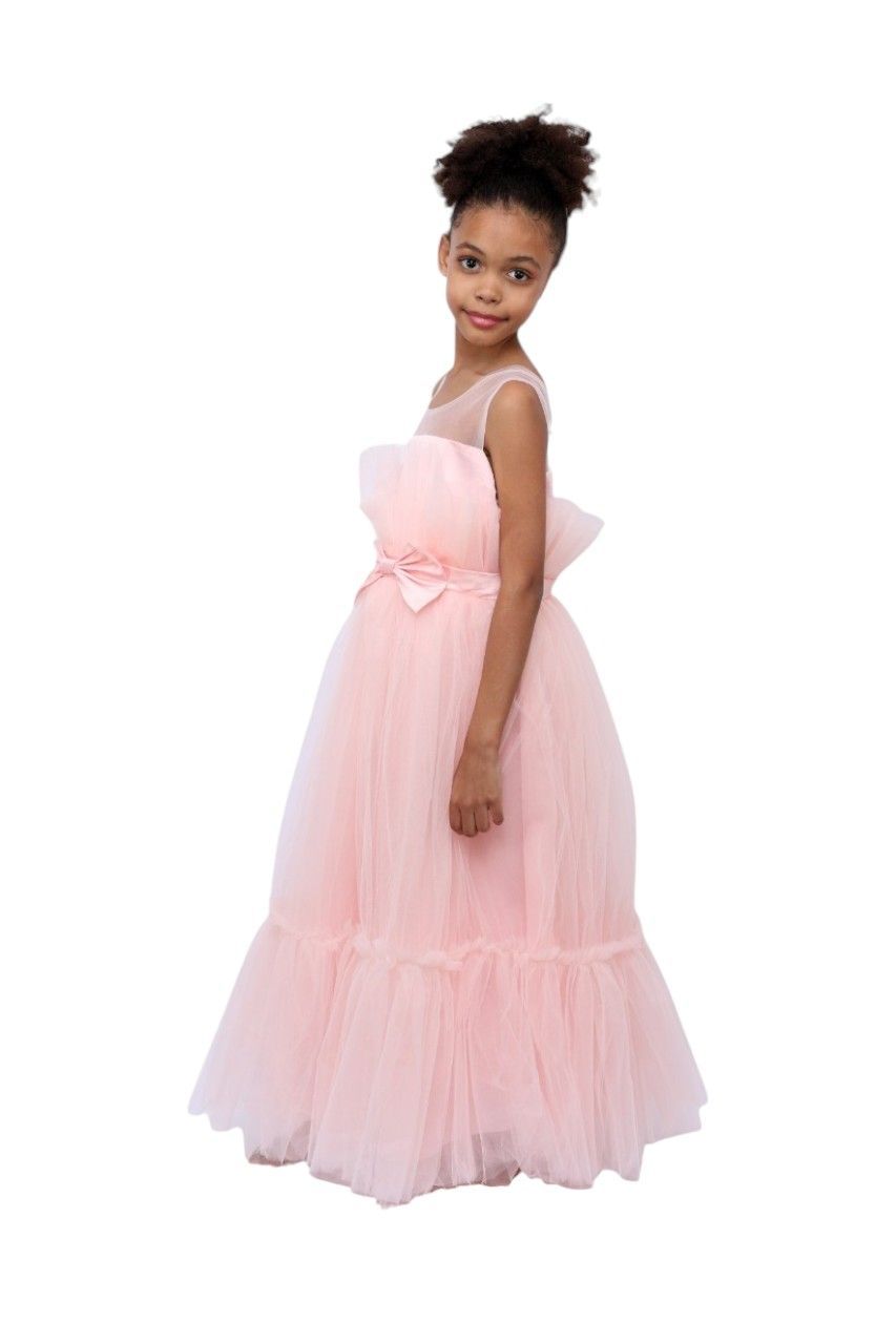 D' Daniela - Girl's Alice Party Dress - Light Pink