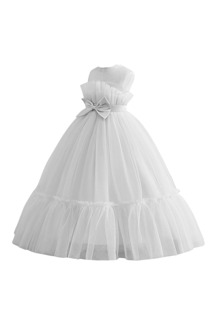 D' Daniela - Girl's Alice Party Dress - White