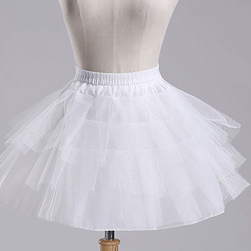 D' Daniela - Petticoat Cancan Crinoline Underskirt For Gown - White