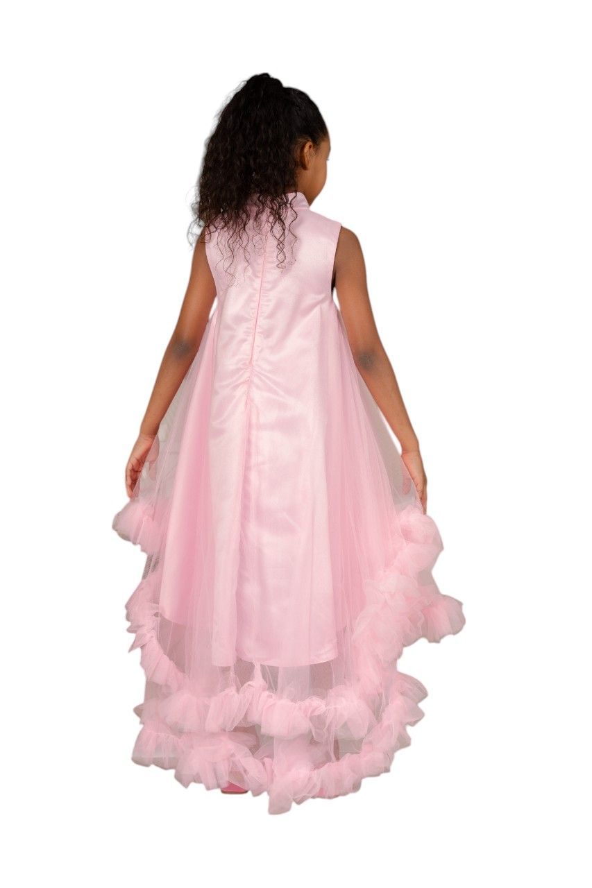 D' Daniela - Girl's Monalisa Premium Dress - Baby Pink