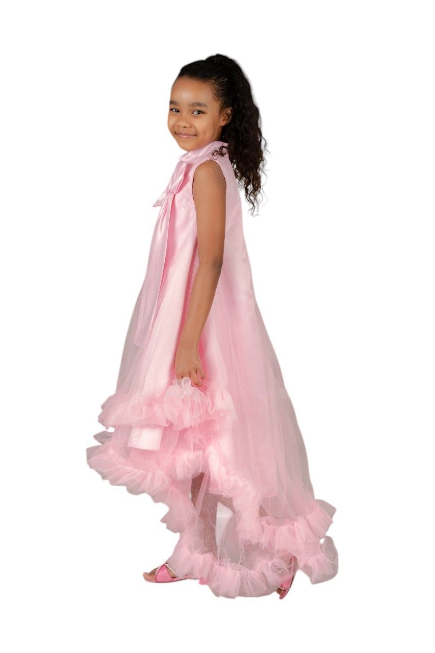 D' Daniela - Girl's Monalisa Premium Dress - Baby Pink