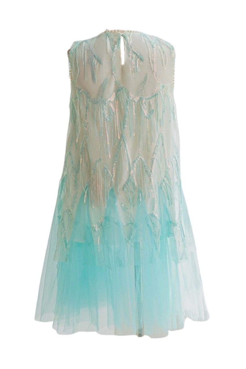 D' Daniela - Fairy Tulle Dress - Aqua Blue