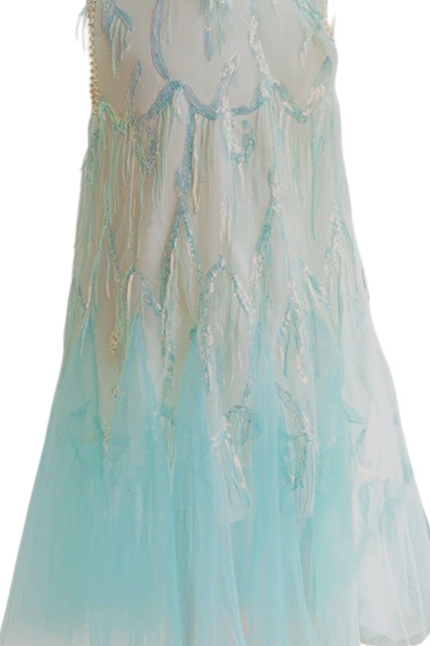 D' Daniela - Fairy Tulle Dress - Aqua Blue