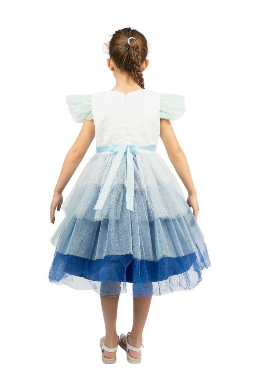 D' Daniela - Frozen Fantasy Tulle Dress - Blue