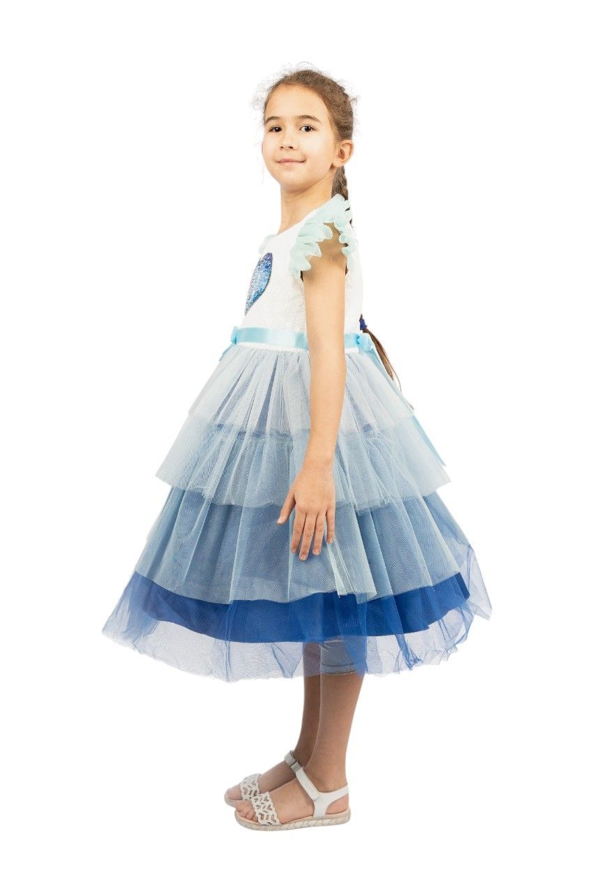 D' Daniela - Frozen Fantasy Tulle Dress - Blue