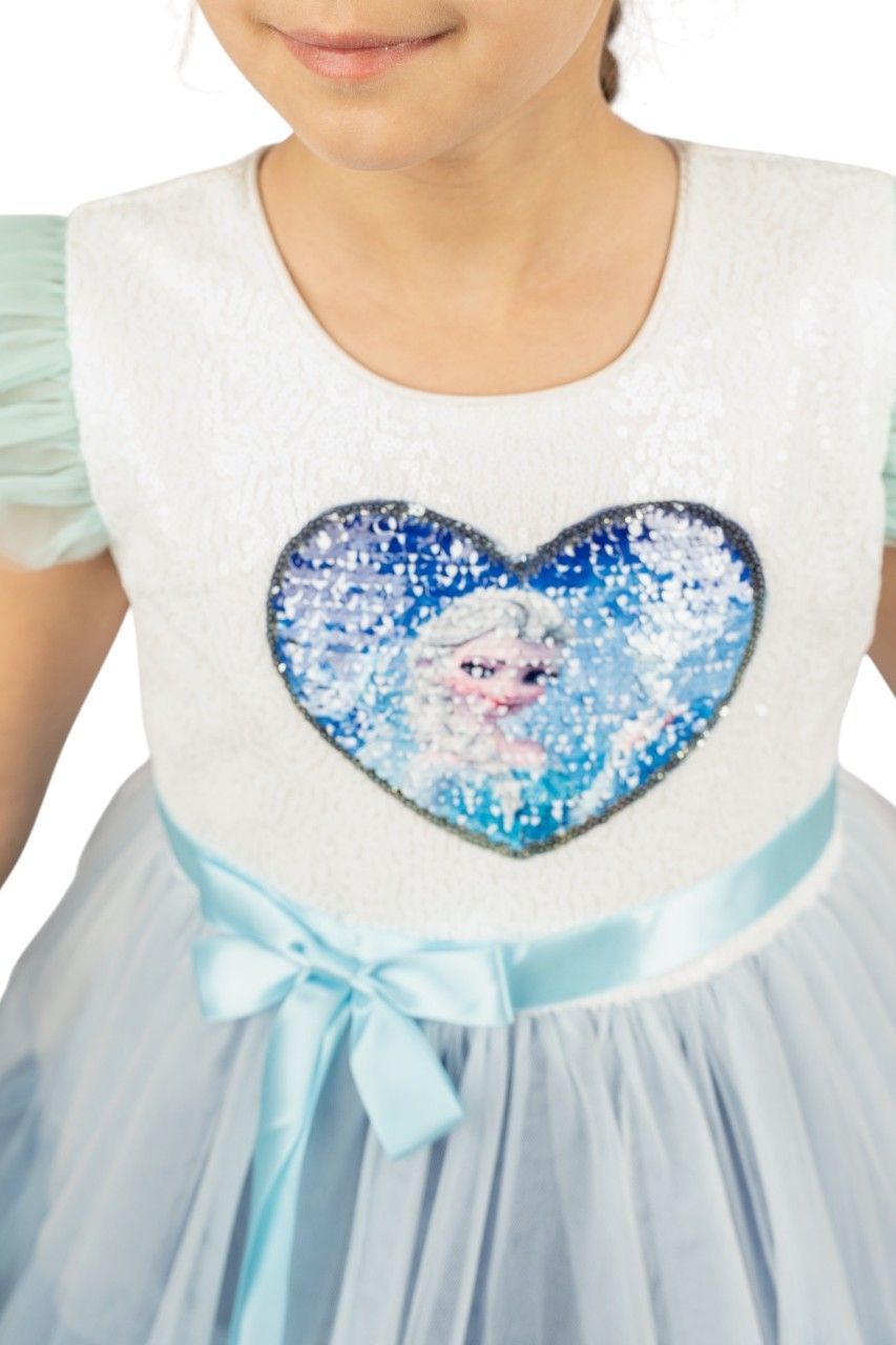 D' Daniela - Frozen Fantasy Tulle Dress - Blue