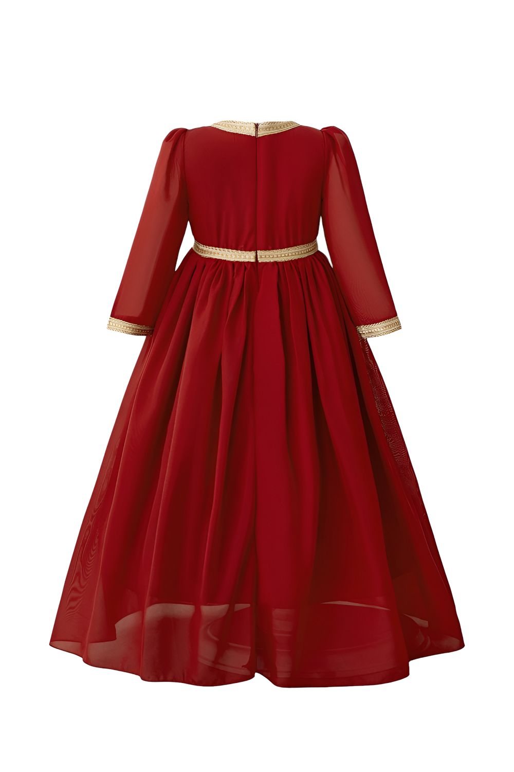 D' Daniela - Rouge Radiance Abaya Dress - Red