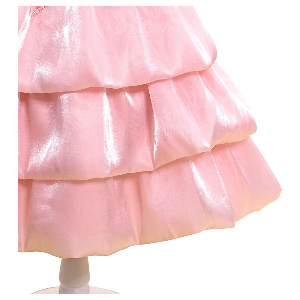 Ddaniela - Ava Shiny Party Dress with Headband - Pink