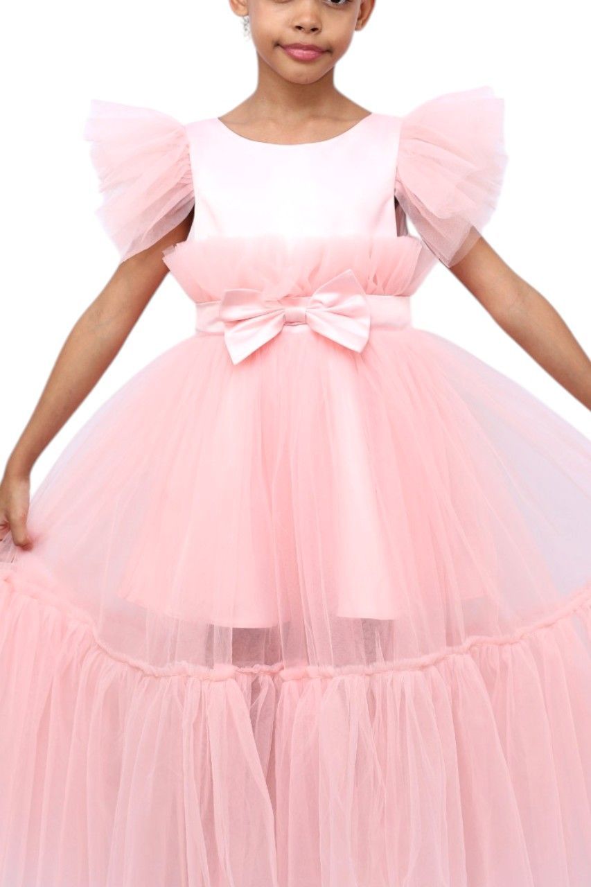 D' Daniela - Belle Long Party Dress - Light Pink