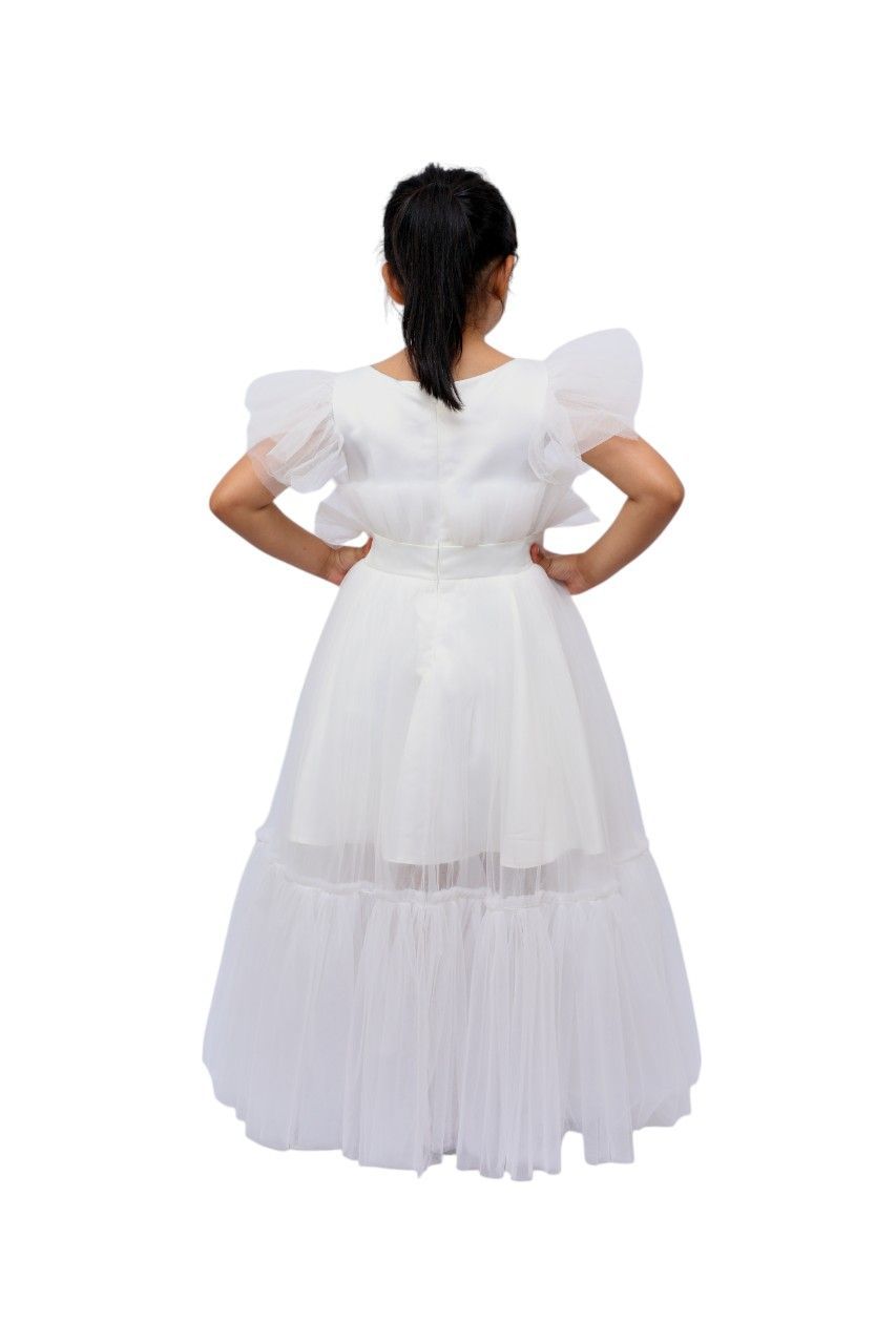 D' Daniela - Belle Long Party Dress - White