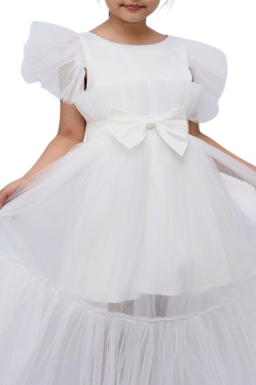 D' Daniela - Belle Long Party Dress - White