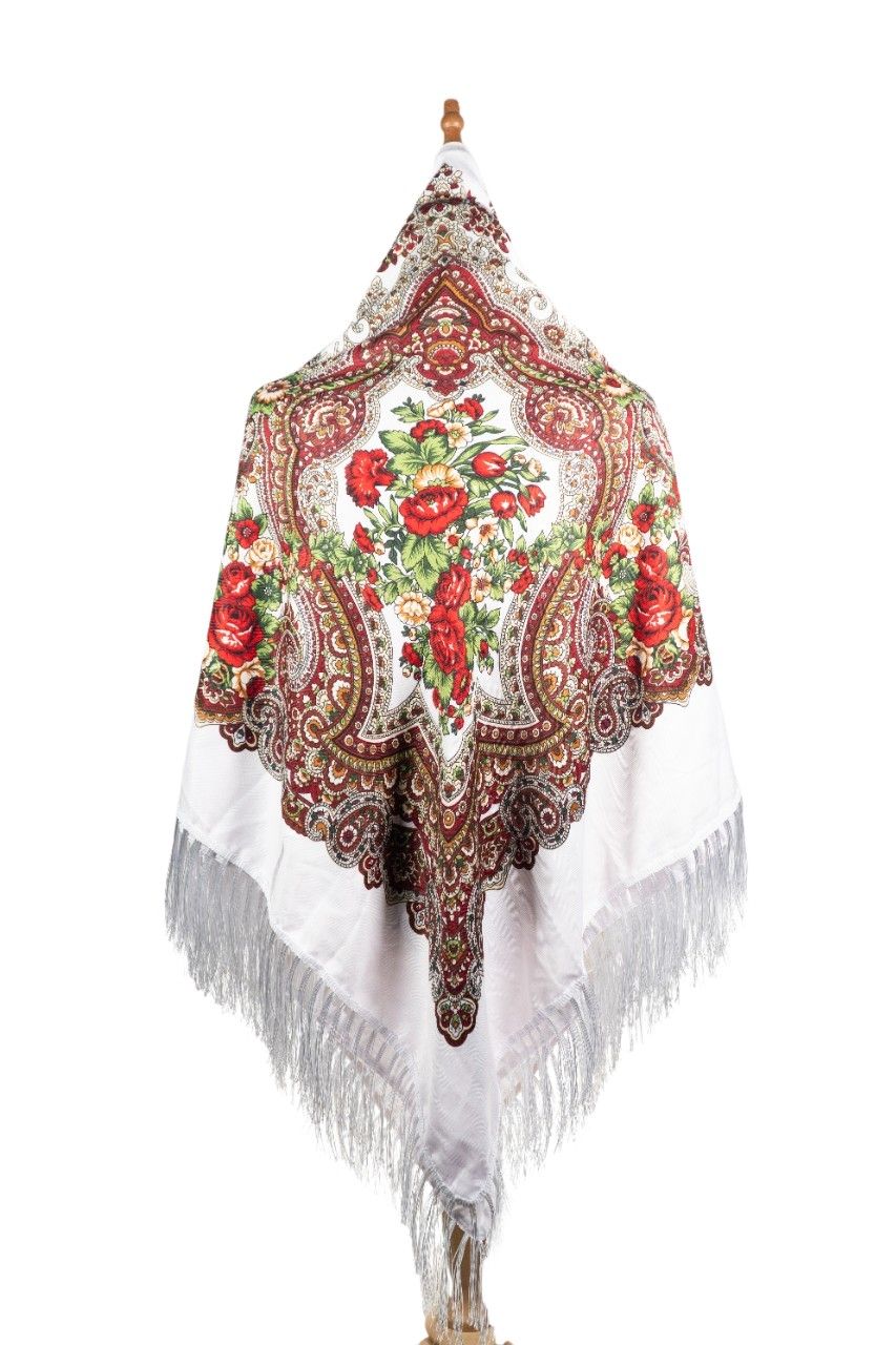 D' Daniela - Ania Women's Traditional Tassel Detail Shawl