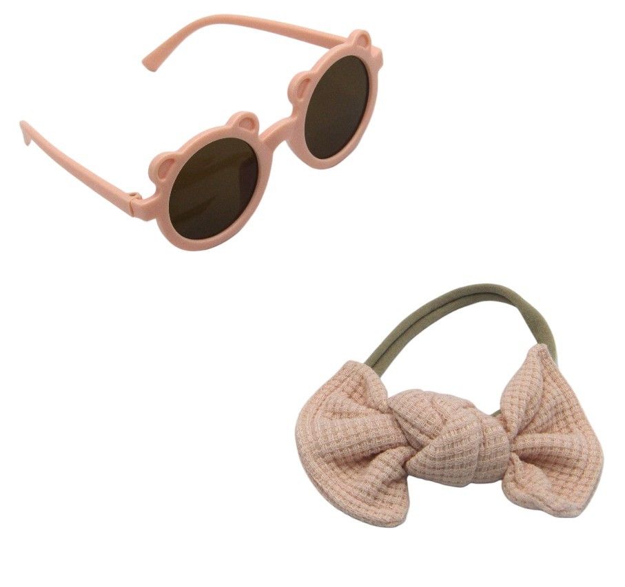 D' Daniela - Aila Glasses & Headband Set - Light Pink