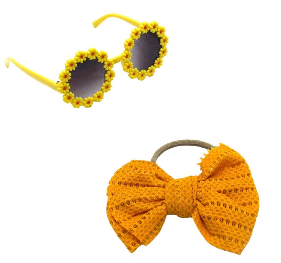 D' Daniela - Zairah Glasses & Headband Set - Yellow