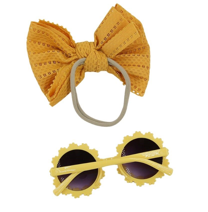 D' Daniela - Zairah Glasses & Headband Set - Yellow