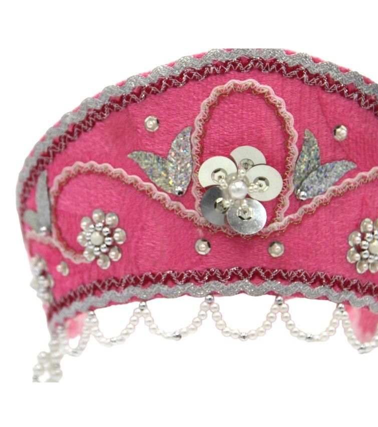 D' Daniela - Women's Traditional Headdress Kokoshnik - Hot Pink