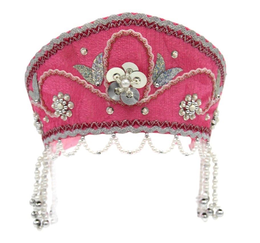 D' Daniela - Women's Traditional Headdress Kokoshnik - Hot Pink