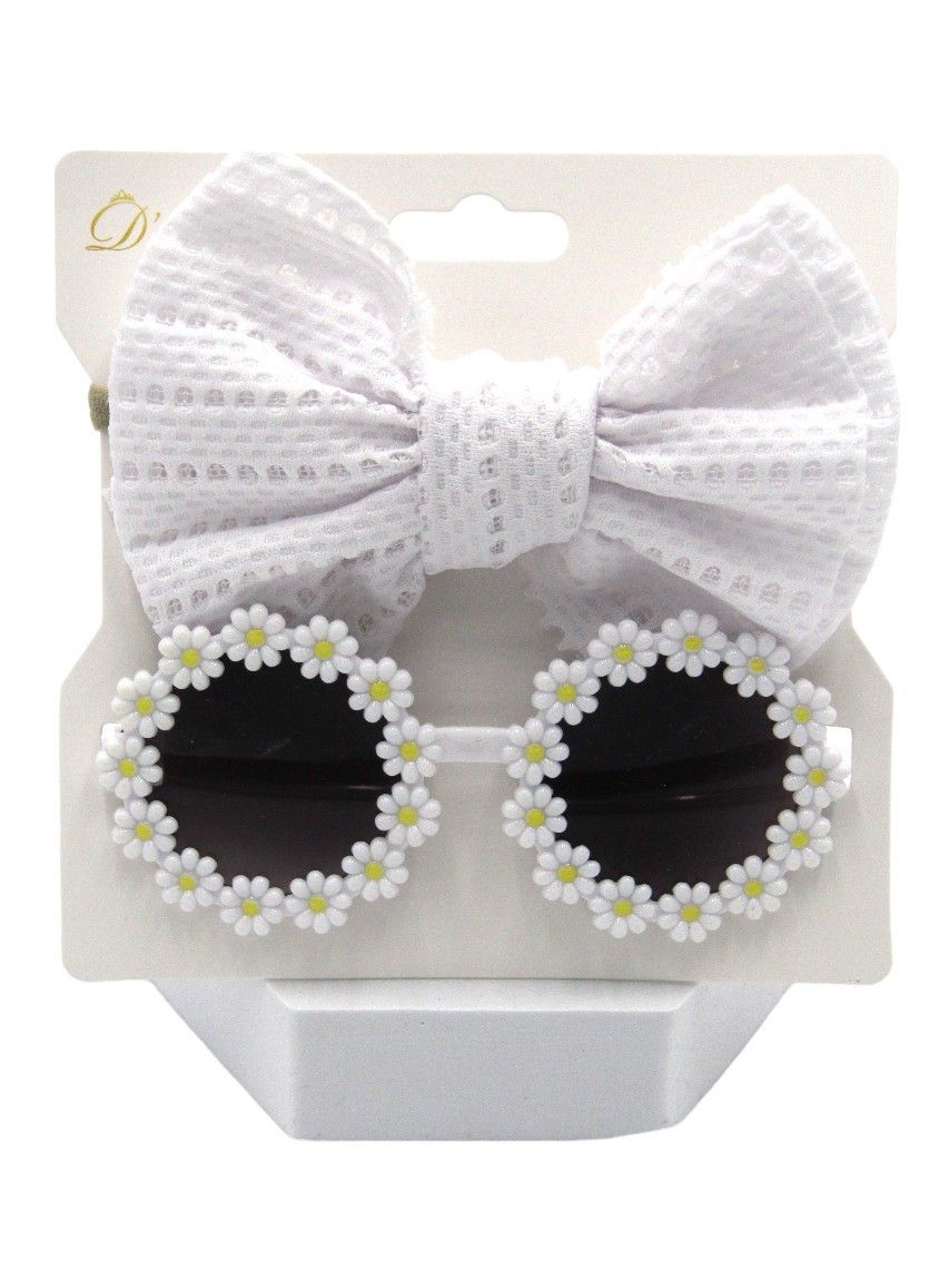 D' Daniela - Zairah Glasses & Headband Set - White