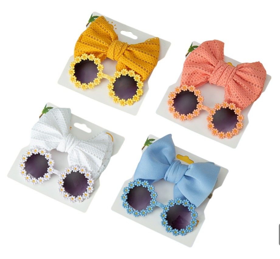 D' Daniela - Zairah Glasses & Headband Set - Peach