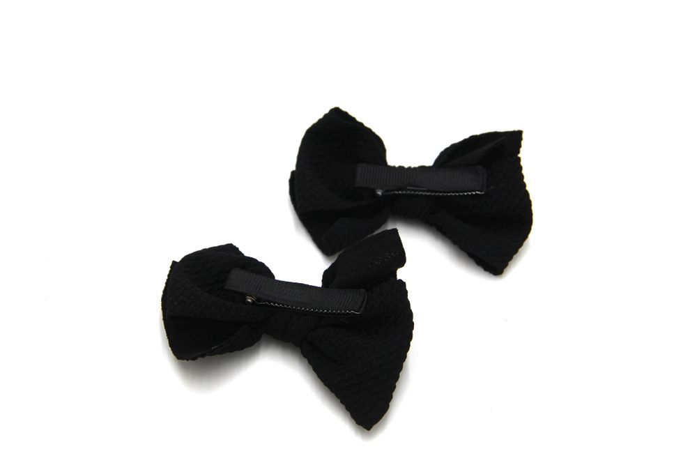 D' Daniela - Dana Glasses and Bow Barrette Clip Set - Black