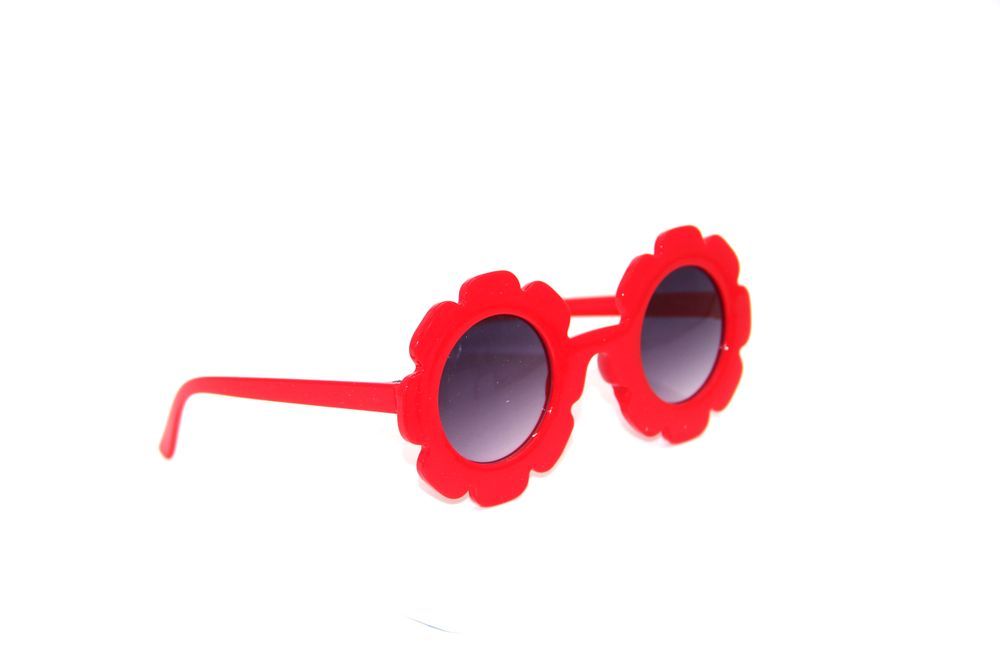 D' Daniela -  Dana Glasses and Bow Barrette Clip Set - Red