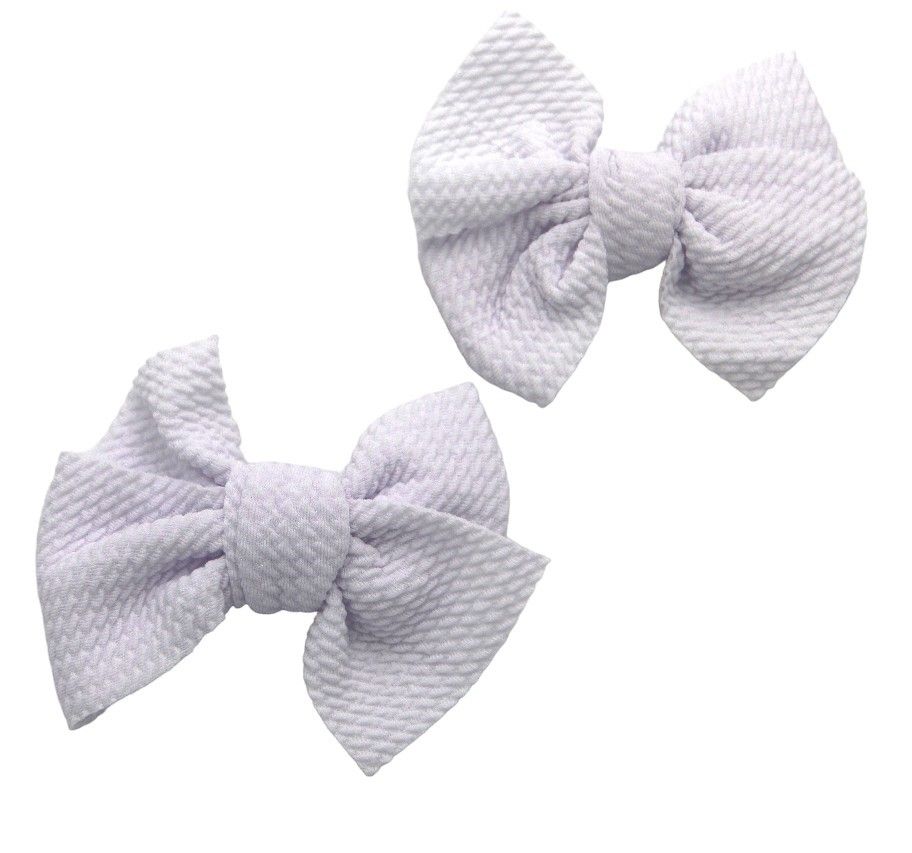 D' Daniela - Dana Glasses & Bow Barrette Clip Set For Babies & Girls - White