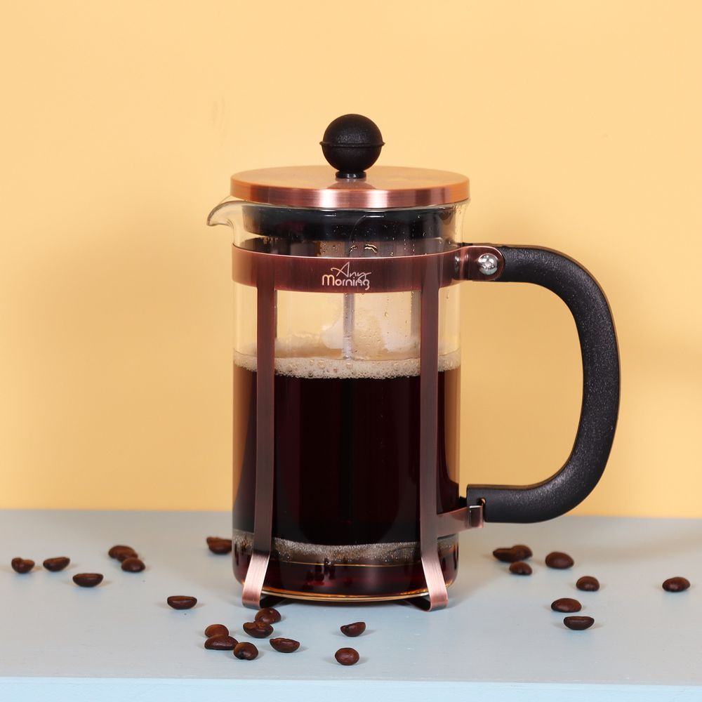 Any Morning - Copper French Press Coffee & Tea Maker - 600ml