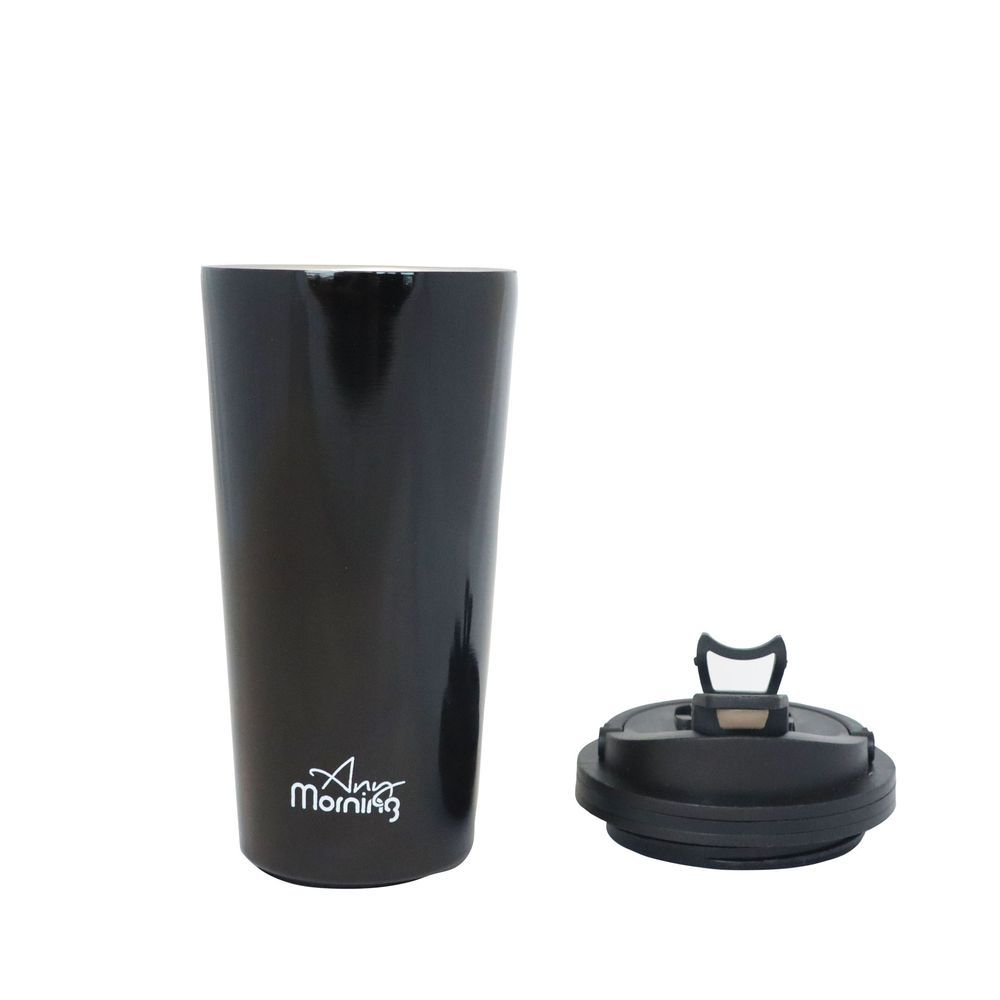 Any Morning - Stainless Steel Travel Mug - 502ml - Black