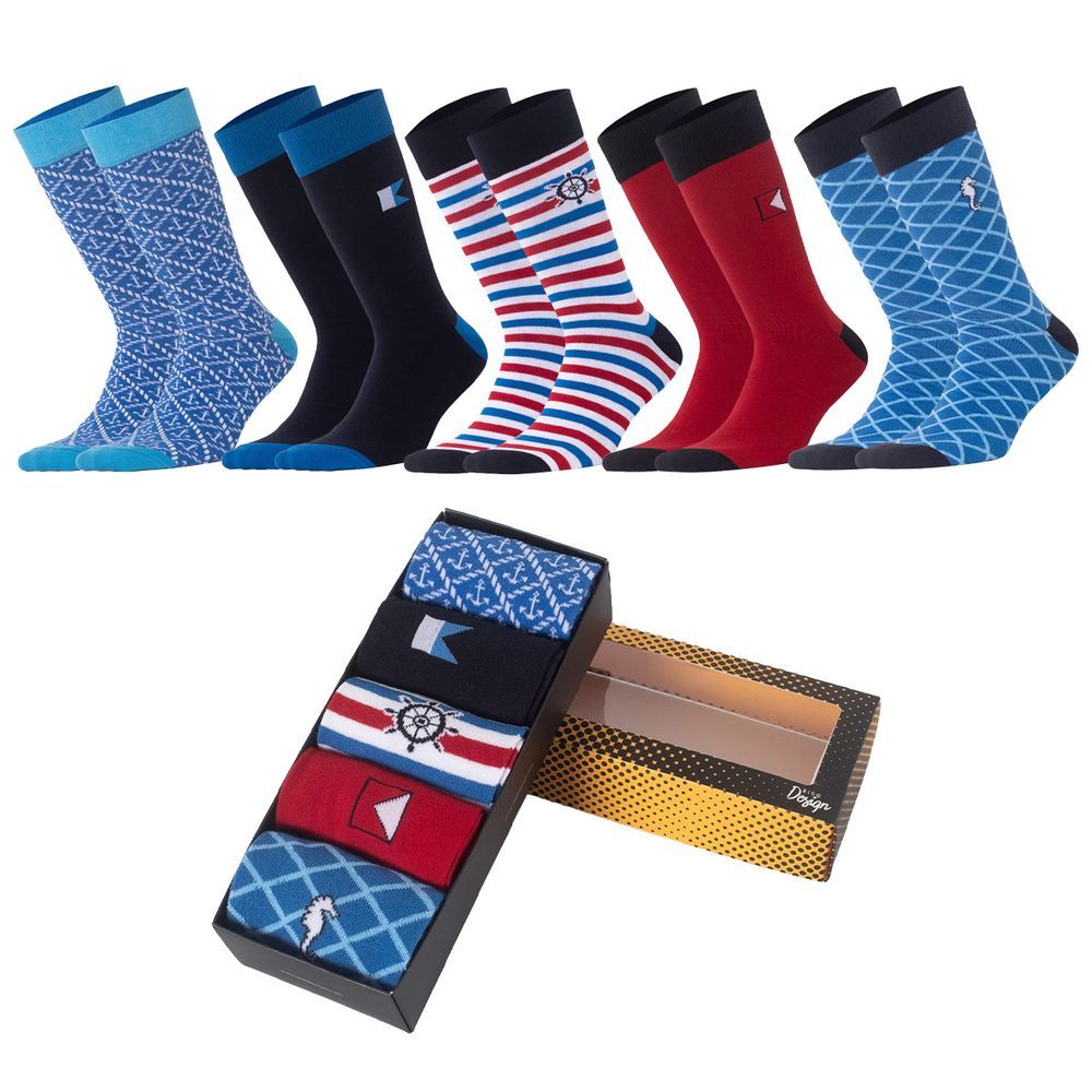 Biggdesign - Ocean Socks - 5pc Set