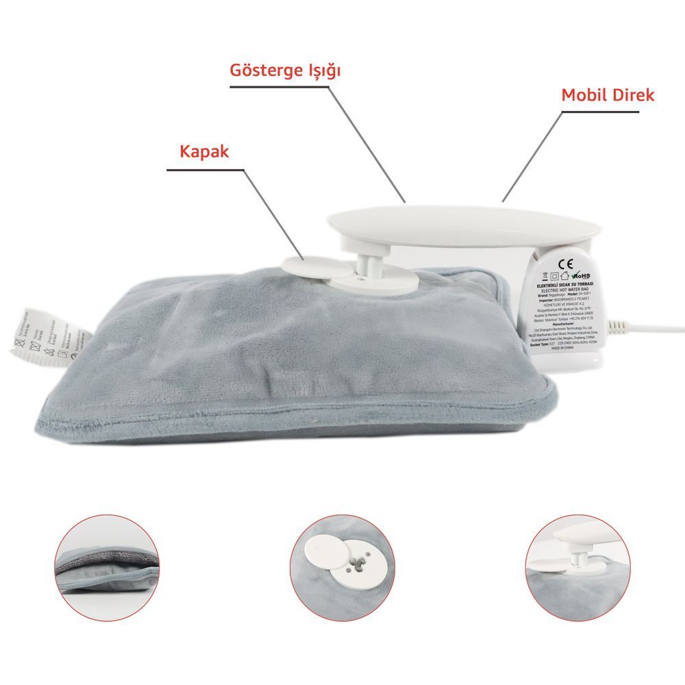 Biggdesign - Electric Rechargeable Hot Water Bag - Greeting Cat