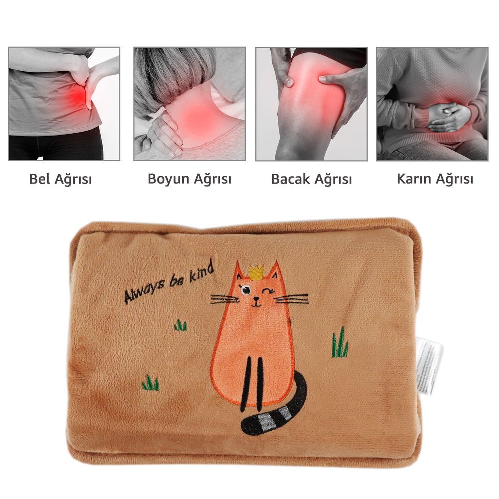 Biggdesign - Electric Rechargeable Hot Water Bag - Kind Cat