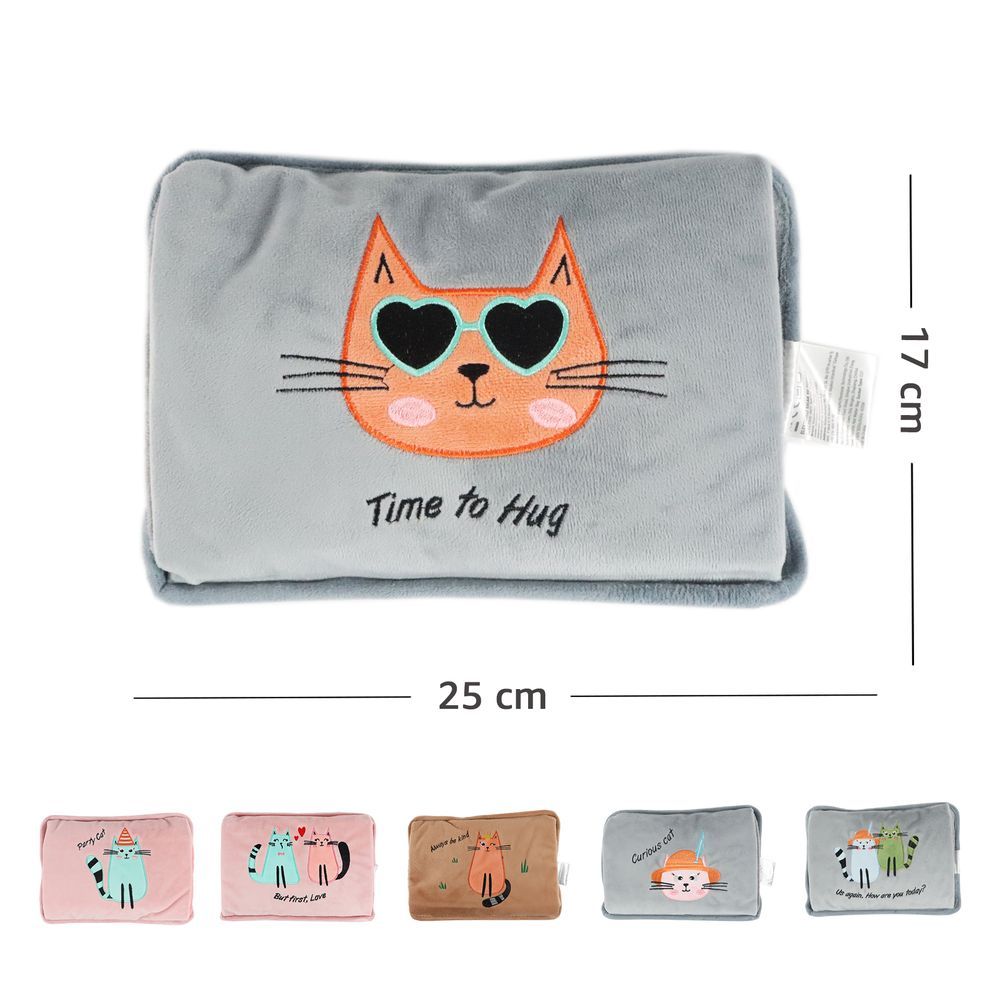 Biggdesign - Electric Rechargeable Hot Water Bag - Huggy Cat