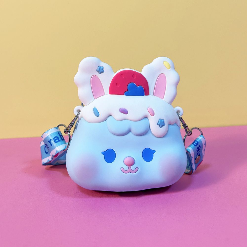 Ogi Mogi - Round Shoulder Bag - Blue Bunny