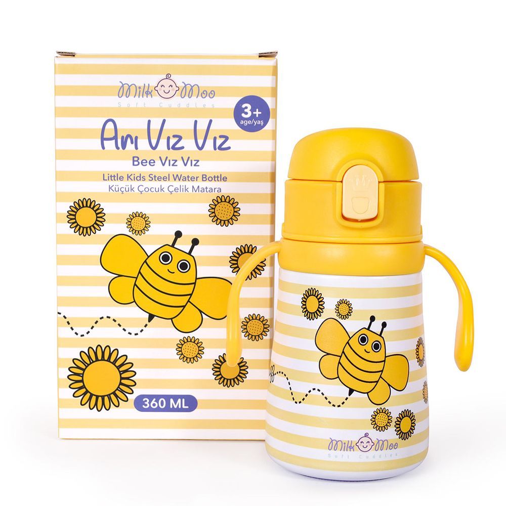 Milk&Moo - Bee Buzz Kids Flask - 360ml