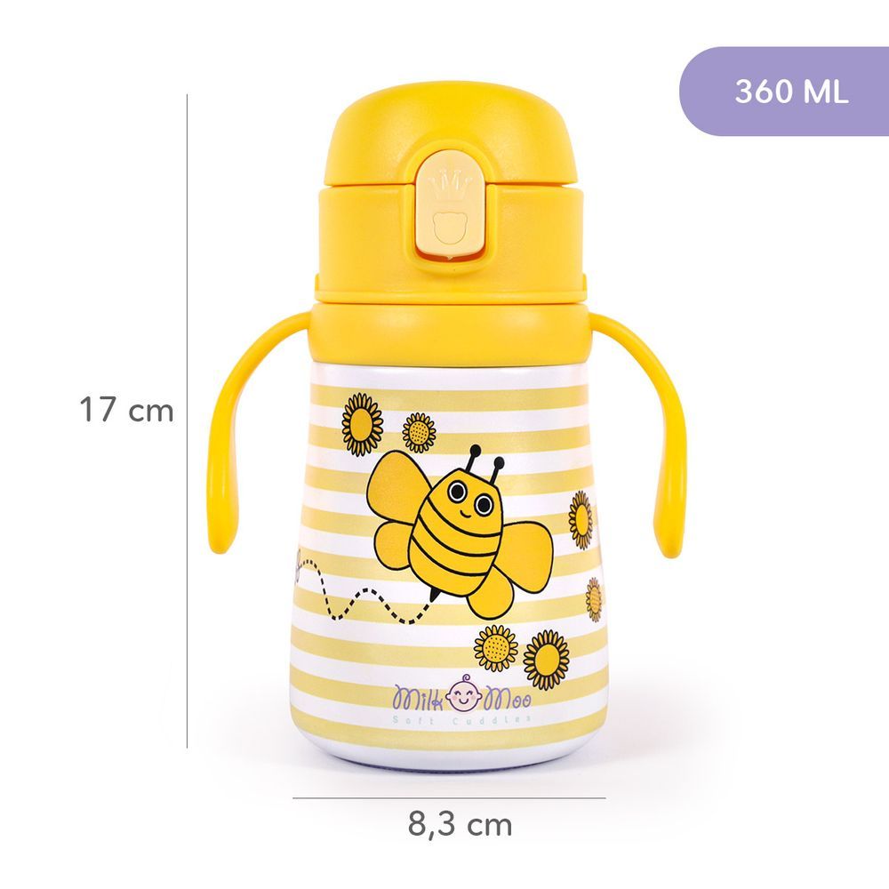 Milk&Moo - Bee Buzz Kids Flask - 360ml