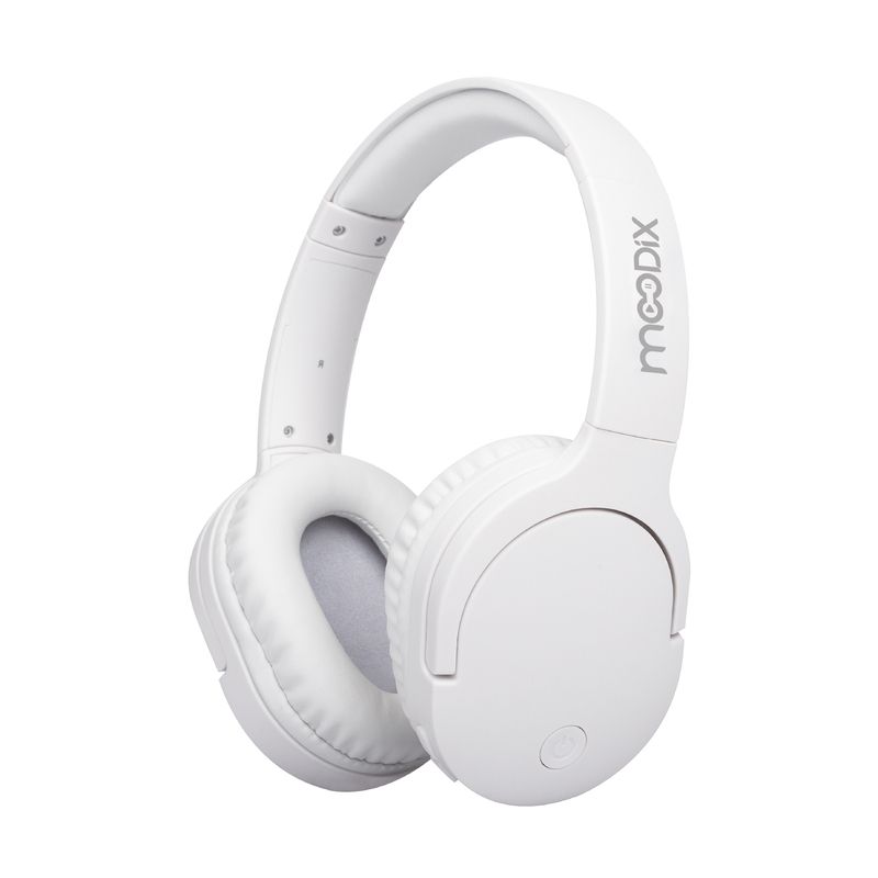 Moodix - Bluetooth On-Ear Headphones - White